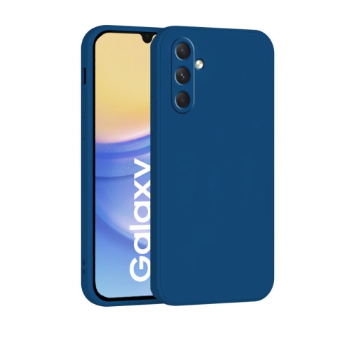 PANDACO Soft Shell Matte Navy Case for Samsung Galaxy A15