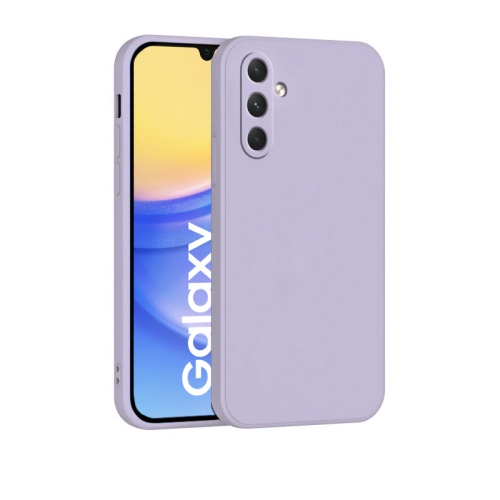 PANDACO Soft Shell Matte Pastel Purple Case for Samsung Galaxy A15