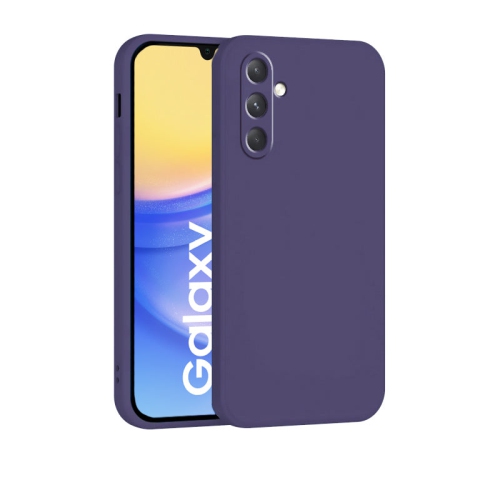 PANDACO Soft Shell Matte Violet Case for Samsung Galaxy A15