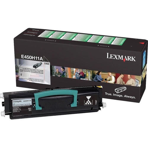 ** 365 DAYS WARRANTY ** Lexmark E450H11A. Black Original High-Yield Toner Cartridge, For: E450dtn, E450dn. By AZURIX-DEALS CANADA **Extra Savings **