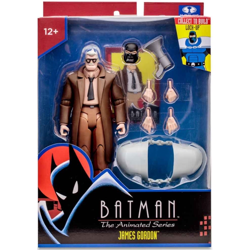 DC  Direct Batman The Animated Series 7 Inch Action Figure Baf Lock-Up - James Gordon