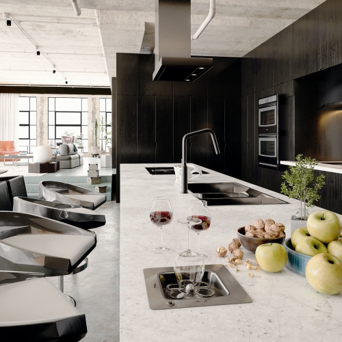 THRILL International Vortex SBI Built- In Glass Chiller