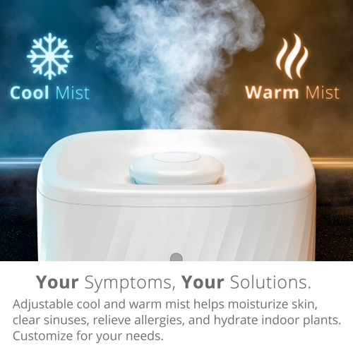 Miko Myst Ultrasonic Humidifier with Cool and Warm Mist