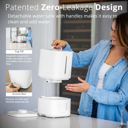Miko Myst Ultrasonic Humidifier with Cool and Warm Mist
