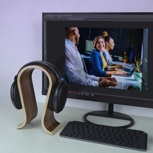 Wooden gaming Headphones Stand Headphone Display Stand Earphone Display hanger