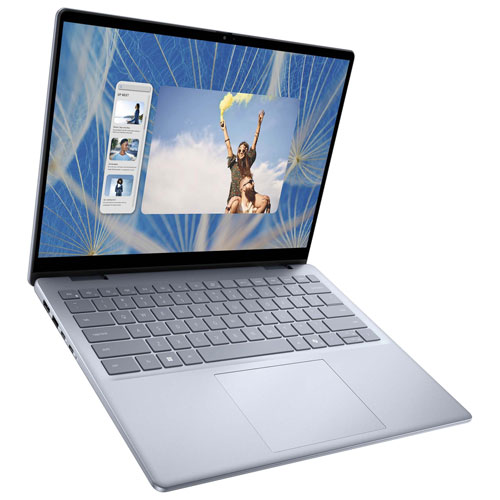 Portable 2-en-1 à écran tactile 14 po Inspiron de Dell - Bleu glacier