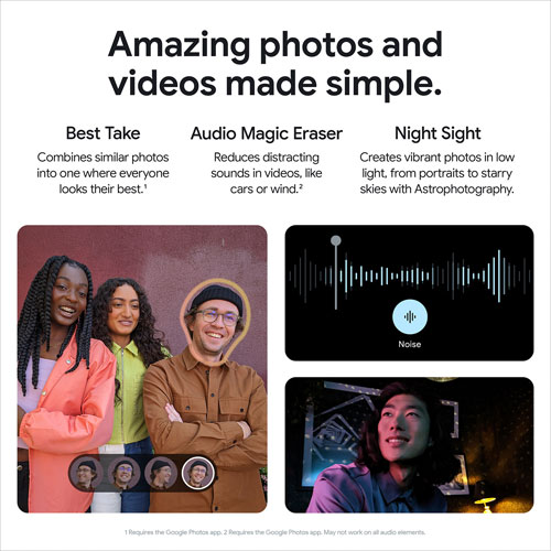 Virgin Google Pixel 8a 128GB - Obsidian - Monthly Financing