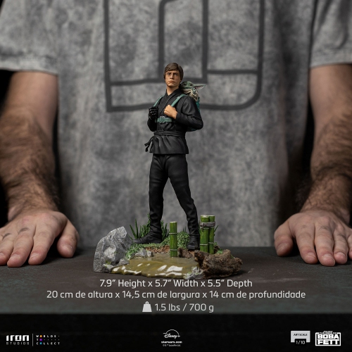 Star Wars - Luke Skywalker & Grogu Training - Art Scale 1/10