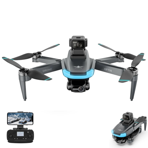 TUTT  Kf110 Professional 5G Mini Drone Dual 4K Cameras Optical Flow Mechanical + Eis Stabilization Under 250 Gr Brushless Obstacle Avoidance