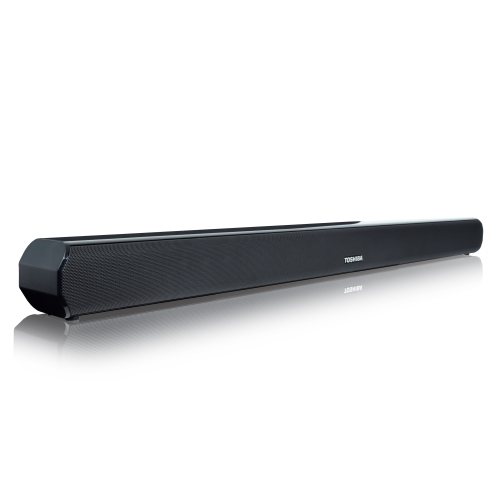 Toshiba - 2.0-Channel Soundbar with 16-Watt Digital Amplifier - Black - Refurbished