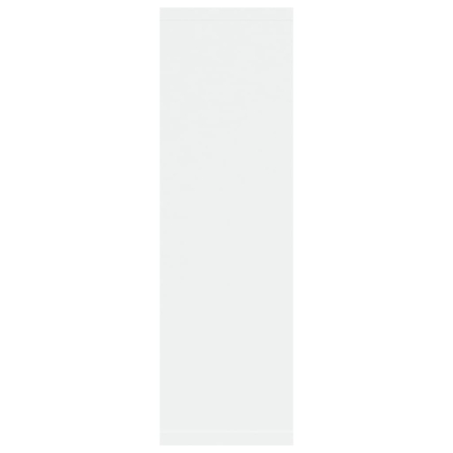 Tablette murale vidaXL en bois d'ingénierie blanc 85 x 16 x 16 x 52,5 cm