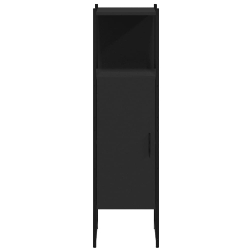 Armoire de salle de bain en bois d'ingénierie noir 3 x 3 x 3 120,5 cm de vidaXL