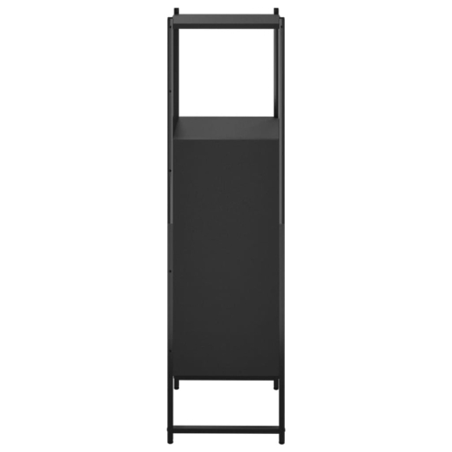 Armoire de salle de bain en bois d'ingénierie noir 3 x 3 x 3 120,5 cm de vidaXL