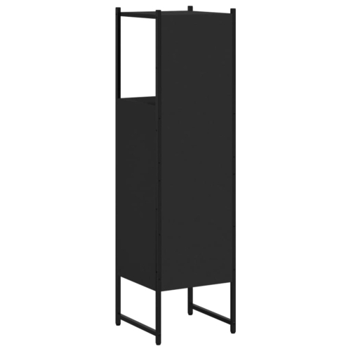 Armoire de salle de bain en bois d'ingénierie noir 3 x 3 x 3 120,5 cm de vidaXL