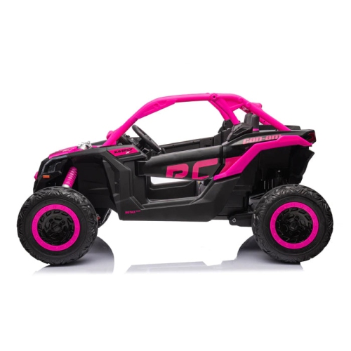 Officially Licensed LX Performance Can-Am Maverick 2x24V 4WD Edition 2-Seater Pack Kids Ride-on Buggy Eva Wheels Leather Seats RC