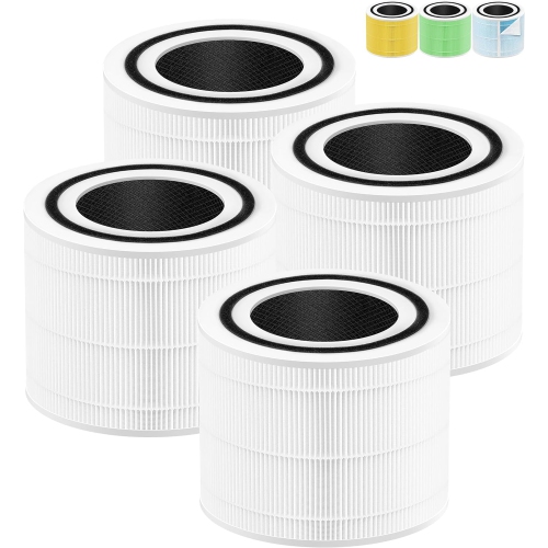 Filtre Core 300 compatible avec le filtre de rechange LEVOIT pour purificateur d'air Core 300-RF, Core 300 300S P350, Core300-RF P350-RF 300-RF-TX