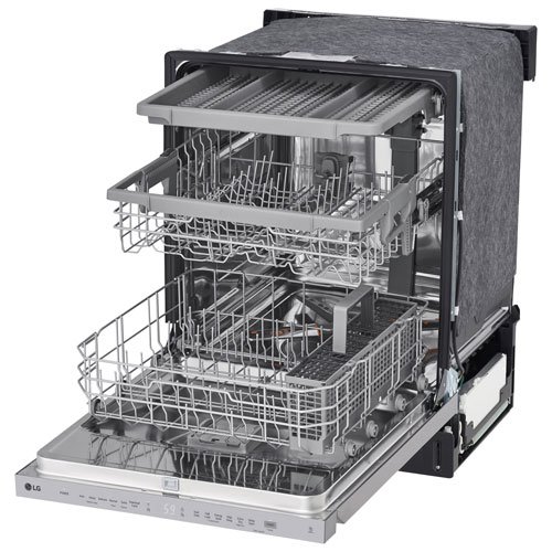 LG 24" 48dB Built-In Dishwasher with Third Rack (LDPN454HT) - Stainless Steel