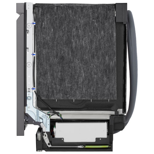 Lave-vaisselle encastrable 24 po 46 dB avec troisième panier de LG - Inox noir