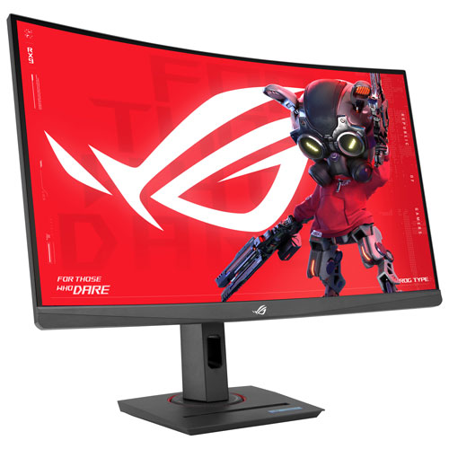 ASUS ROG Strix 27" QHD 180Hz 1ms GTG Curved VA LED Gaming Monitor (XG27WCS) - Black