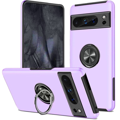 [CS] Étui avec support magnétique hybride invisible pour Pixel 8 de Google, violet