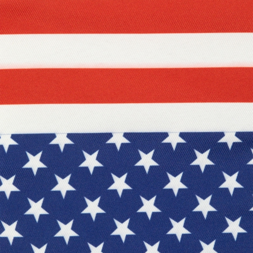 Stars and Stripes Americana Oven Mitts - 13.75" - Red and Blue - Set of 2