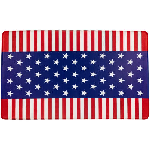 NORTHLIGHT  29" Stars And Stripes Americana Kitchen Comfort Mat