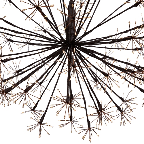 LED Lighted Starburst Ball Christmas Decoration - Micro Fairy Warm White - 20"