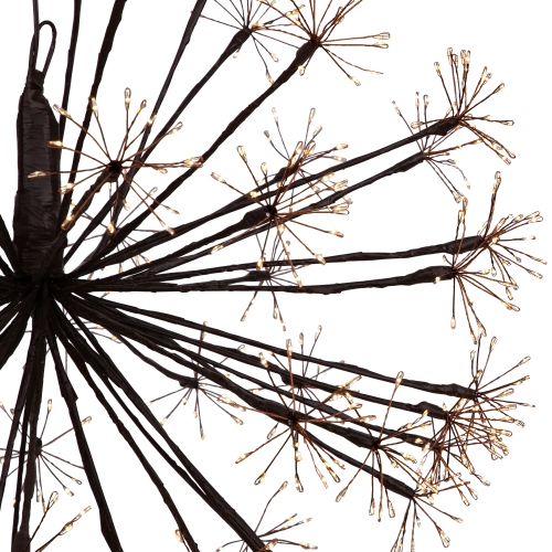 LED Lighted Starburst Ball Christmas Decoration - Micro Fairy Warm White - 20"