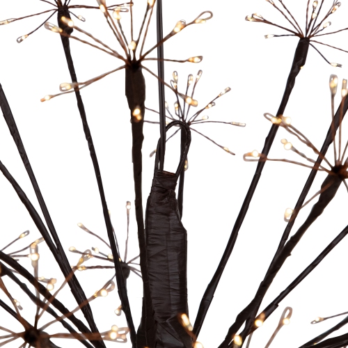 LED Lighted Starburst Ball Christmas Decoration - Micro Fairy Warm White - 20"