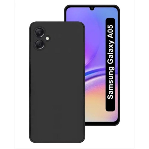 [CS] Ultra Thin Soft TPU Bumper Case Back Cover for Samsung Galaxy A05, Black