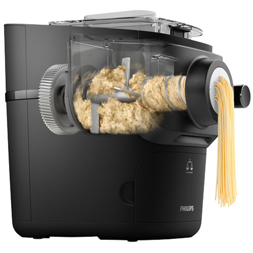 Machine à nouilles et à pâtes artisanales intelligente de Philips - Noir