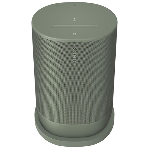 Haut-parleur intelligent portatif durable Move 2 de Sonos - Olive - Partenaire de détail exclusif