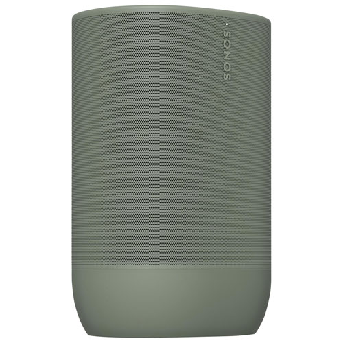 Haut-parleur intelligent portatif durable Move 2 de Sonos - Olive - Partenaire de détail exclusif