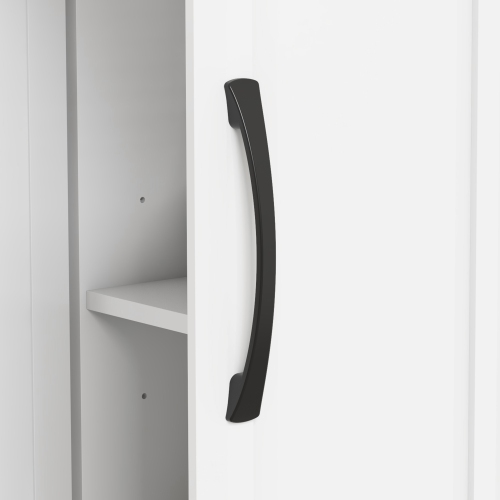 HOMCOM – îlot de cuisine avec rangement, chariot de cuisine sur roulettes à 2 tiroirs, 2 armoires, dessus en hévéa et porte-serviettes