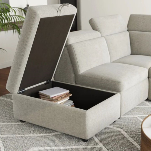 Valencia Emery Top Grain Leather Recliner Seat, Brown