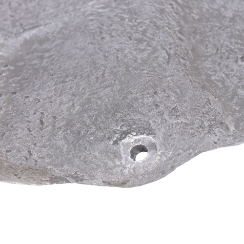 Sunnydaze Low-Profile Artificial Landscape Rock with Stakes - Gray