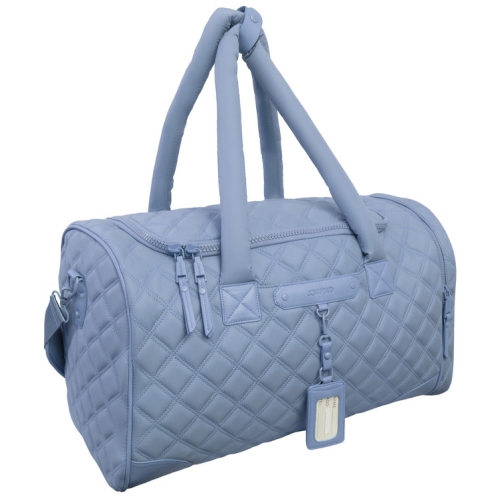 Joan & David – Sac de voyage matelassé et bouffant en nylon avec compartiment latéral, 22 po, collection Diamond