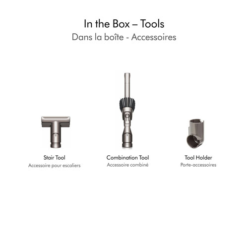 Aspirateur vertical sans sac Ball Animal 3 de Dyson - Nickel/Argenté