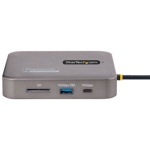 StarTech USB-C Multiport Adapter with HDMI & Card Reader & Ethernet