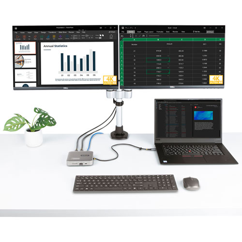 StarTech USB-C Multiport Adapter with HDMI & Card Reader & Ethernet