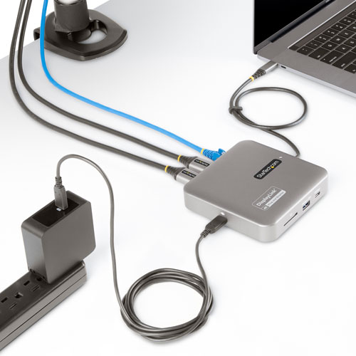 StarTech USB-C Multiport Adapter with HDMI & Card Reader & Ethernet