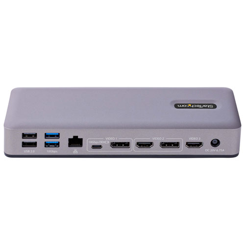 Station d'accueil USB-C pour plusieurs moniteurs 4K de StarTech