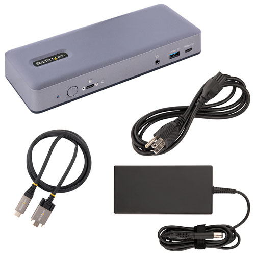 Station d'accueil USB-C pour plusieurs moniteurs 4K de StarTech