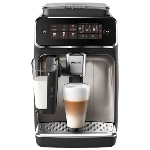 Machine à espresso entièrement automatique 3300 de Philips - Noir/Argenté