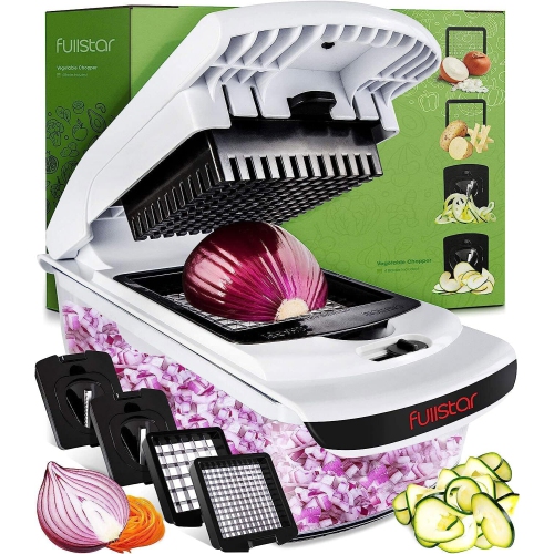 Vegetable Chopper Vegetable Cutter Onion Chopper - Veggie Chopper Food Chopper Salad Chopper Manual - Veg Potato Onion Dicer Slicer - Kitchen Tools a