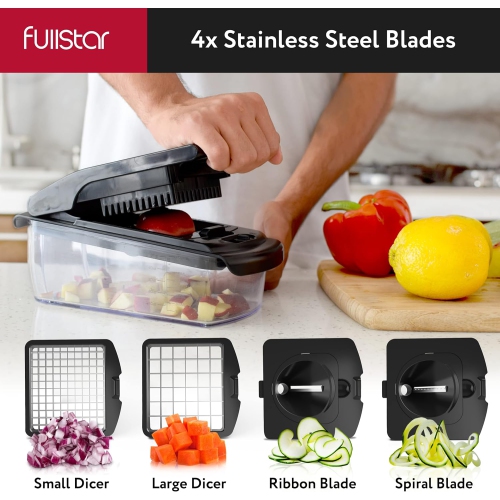 Vegetable Chopper Cutter Onion Chopper - Veggie Chopper Food, Salad Chopper Manual - Veg Potato Onion Dicer Slicer - Kitchen Tools and Gadgets