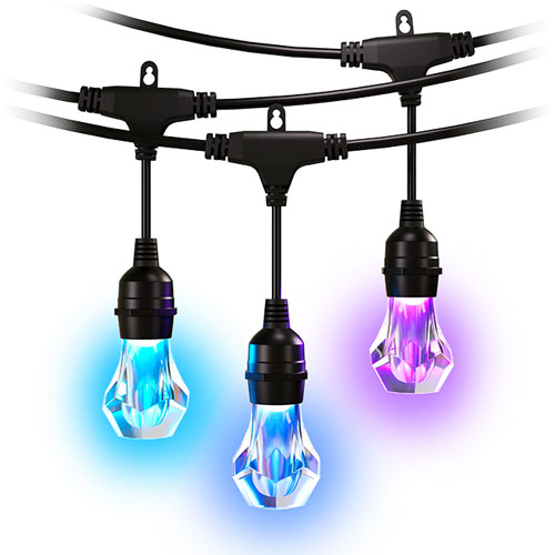Nanoleaf Matter Smart 15m Multicolour Outdoor String Lights - 20 Lights - Exclusive Retail Partner