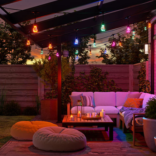 Nanoleaf Matter Smart 15m Multicolour Outdoor String Lights - 20 Lights - Exclusive Retail Partner