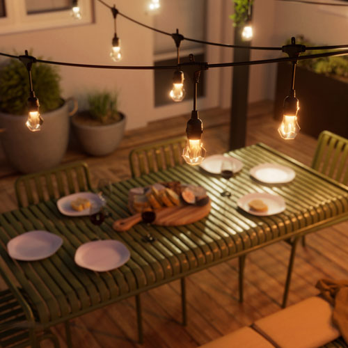 Nanoleaf Matter Smart 15m Multicolour Outdoor String Lights - 20 Lights - Exclusive Retail Partner