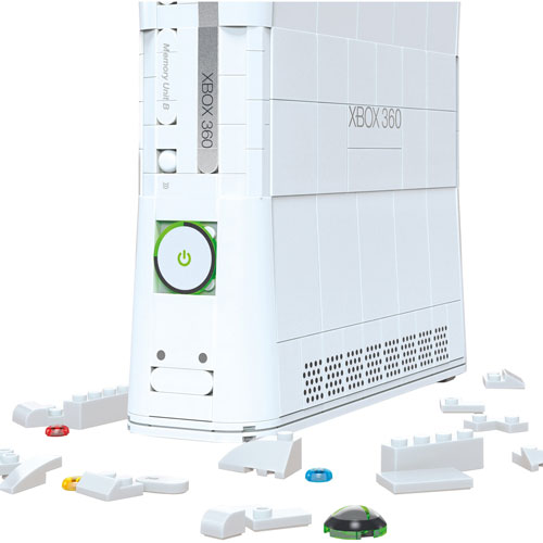 MEGA Microsoft Xbox 360 Replica with Lights - 1342 Pieces